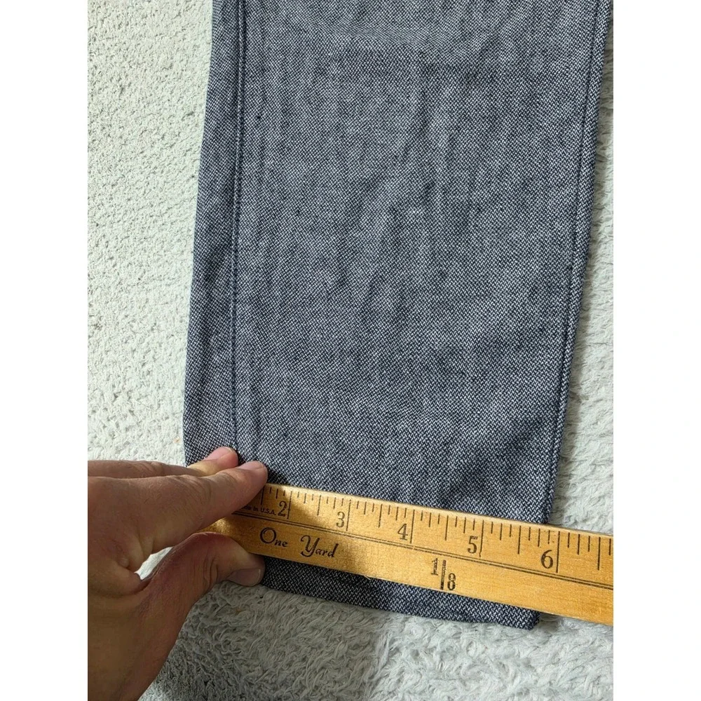 Banana Republic Athletic Linen Pants Mens 28/28 Preppy Navy Drawstring